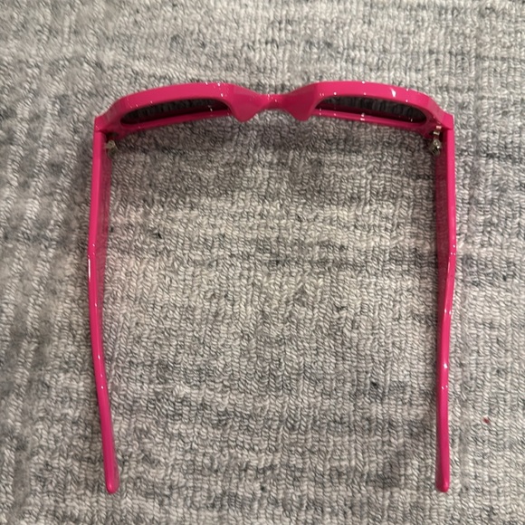CELINE Monochroms 03 56MM Square Sunglasses in shiny pink, worn once - Picture 9 of 9